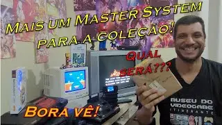 Mais um Master System para a coleção! Borá lá conhecer!