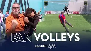 A SUBLIME top bin! | Crystal Palace vs Soccer AM | Fan Volleys