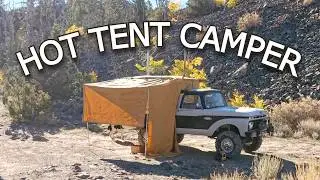 Hot Tent Camping Convertible Pop Top Classic Truck 4X4 Camper 5