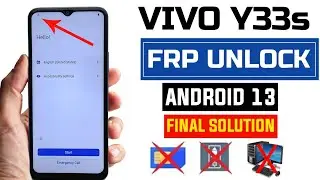 Vivo Y33s Frp Bypass /Android 13 Without Pc | Vivo Y33s Google Account Remove | New Tricks 2025 Sony