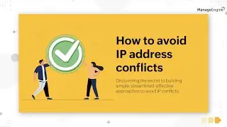 How to avoid IP address conflicts in your network | ManageEngine OpUtils