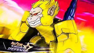 Lvl80 Golden Ape (Moon Orb) is the MOST RIDICULOUS unit on All Star Tower Defense | Roblox