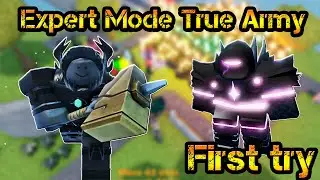 Tower Blitz Expert Mode True Army First try | Expert Mode 1.75 multiplier