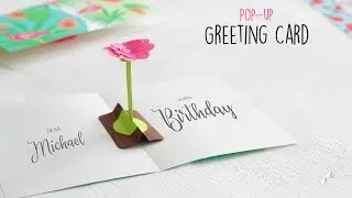 DIY Pop-up Greeting Card | 3D card | Pop up Card Tutorial