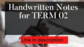 Chemistry Handwritten notes for term 02| Class 12| JEE/NEET