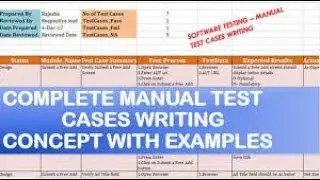 HOW TO WRITE TEST CASES IN REAL TIME?