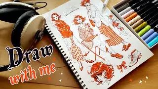 ✦ Sketch With Me // SHAPE DESIGN + BIG LIFE UPDATE chat! 🤩 + MY NEW ARTBOOOK (audio fix re-uploaded)