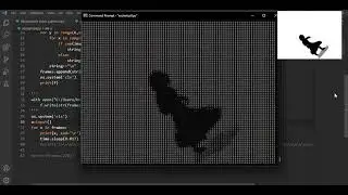 Bad Apple!! but in Command Prompt | [ASCII Art]