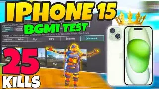 🔥Iphone 15 BGMI Test | Iphone 15 Pubg Test | Iphone 15 Gaming Review