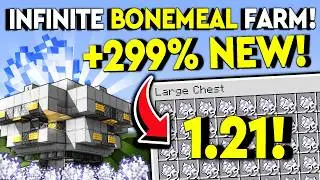BEST INFINITE BONEMEAL FARM 1.21! Minecraft Tutorial In 1 Minute!