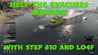 SnowRunner Help The Evacuees Mission With Step 310 And Lo4f