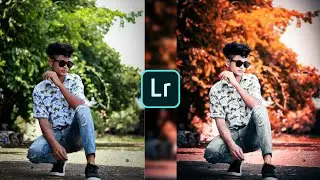 Orange And Dark Blue Tone Lightroom Photo Editing Tutorial || Step By Step || LS EDITZ ||