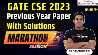 GATE Computer Science Question Papers with Solutions | GATE CSE Previous Papers with Solutions