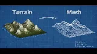 Unity plugin for converting Terrain into a Mesh