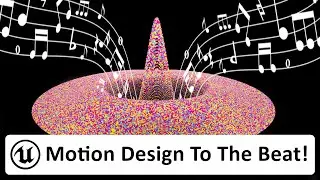 Unreal Engine 5.4 Audio Visual Motion Design Tutorial Under 5 Mins