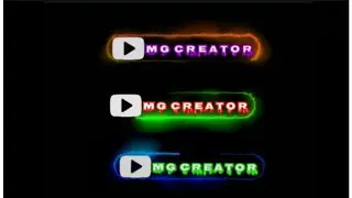 New Trending Youtube neon effect logo Status | neon logo black screen