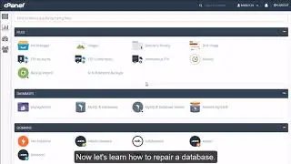 cPanel MySQL Tools - How to Repair a Database