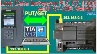 How to link data between PLC S7-1500 with PLC S7-200 Smart part1 (Analog)
