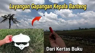 How to make a bull's head kite from notebook paper