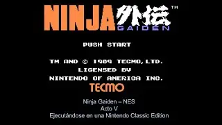Ninja Gaiden Acto V - Game Play NES