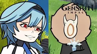 Como se sienten los enemigos cuando tienes a Eula - Genshin Impact (FANDUB)