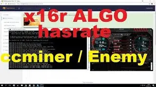 RVN Ravencoin x16r Hasrate ccminer enemy 1.0.3 GTX 1050TI 🔥🔥🔥