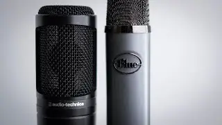 Blue Ember VS AT2020 Condenser Microphone Comparison Review / Test (Battle of the $100 Mics!)