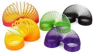 Обзор шагающих пружинок (Slinky, Слинки, Радуга)