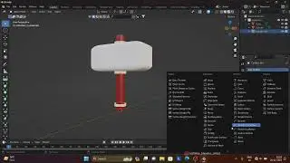 Blender Tutorial: Creating a Hammer Game Asset #blenderbeginner #3d #3dmodel