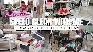 Speed clean and declutter with me | Small home speed cleaning | Declutter,  organizing and cleaning