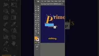 Adobe Illustrator - Touch Type Tool  #tutorial
