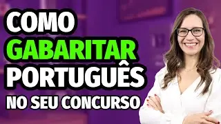 ✅ Como GABARITAR Português no seu concurso? ✅Conheça o Português Gabaritado! | Português com Letícia