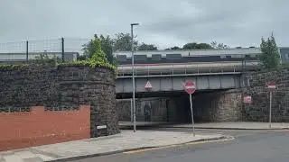 Enterprise leaving Portadown Train Station on the Cross-Border service