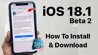 iOS 18.1 Beta Update not Showing Fixed - How to Update iOS 18.1 On any iPhone