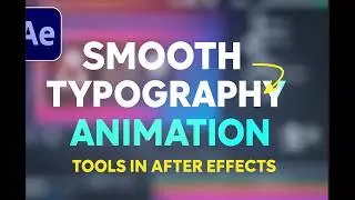 Typography Animation in After Effects || Smooth Typography Animation in After Effects || Typography