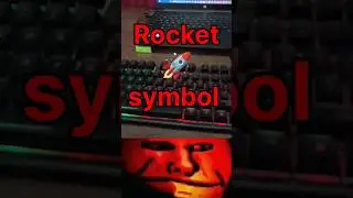 Rocket 🚀 symbol in Ms word short cut key #reels #trending #youtubeshorts #viral #views