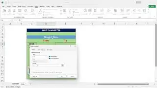 How to make Unit Converter in Excel | CONVERT function