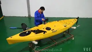 קיאק מהיר הנעת פדלים וסנפירים מדגם Pedal Drive Coral
