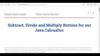 Java GUI Calculator with IntelliJ Part 5