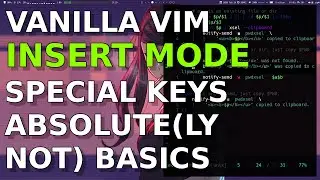 vim: Insert mode special keys