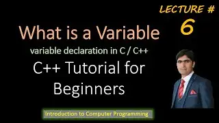 What is a Variable | variable in programming | variable in C/C++ | variable declaration
