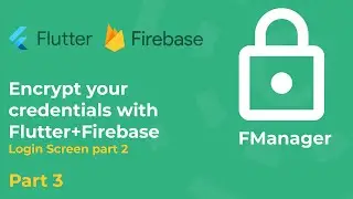 Flutter with Firebase. Login screen Pincode screen, part 3