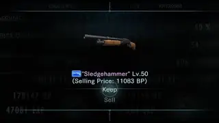 Resident Evil Revelations - Lv.50 Sledgehammer - Purple Max Slots Drop