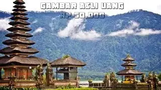 Melihat Gambar Asli Uang 50.000, Pura Ulun Danu Beratan Bedugul Bali part II