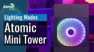 AeroCool Atomic Mini Tower Case - 13 Lighting Modes