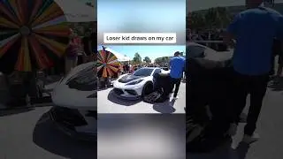 Kid Draws on Judahs Car!