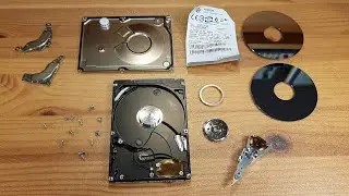 Salvaging magnets from a defective HDD