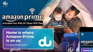 How to activate amazon prime with du | Free amazon prime video activation with du home wifi