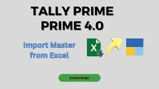 Excel Data Transfer: How to Import Master Data from Excel to Tally Prime 4