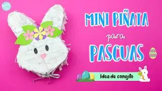 Cómo hacer tu propia mini piñata conejo para Pascuas 🐰 |Partypop DIY🎉|